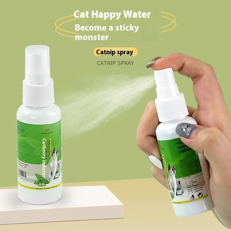 Catnip spray 50ml mood soothing self-hi supplies for playful cat enrichment