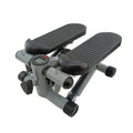 Silver grey hydraulic resistance mini treadmill pedal exerciser for home waist slimming.