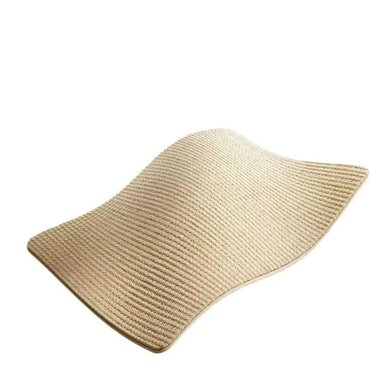 Sisal blanket cat scratch board in pastoral style design