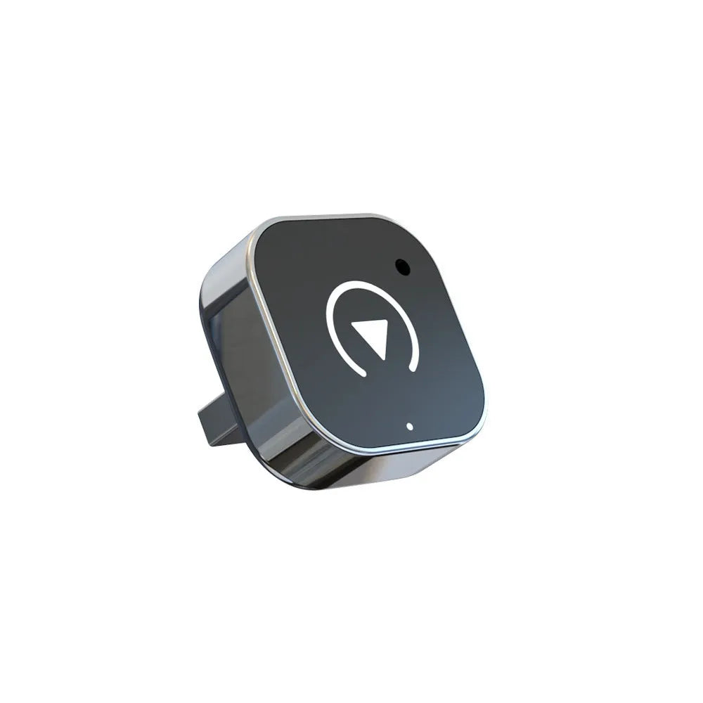 Black wireless CarPlay conversion adapter with USB connection for vehicle factory systems