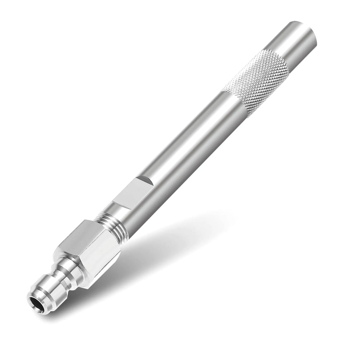 High pressure cleaning machine remote chemical nozzle in stainless steel, 17 x 3 x 3 cm, single head