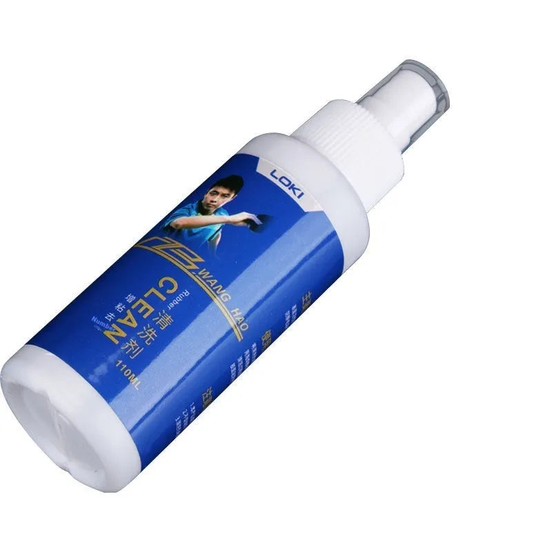 110ml table tennis rubber cleaning liquid bottle with sponge applicator