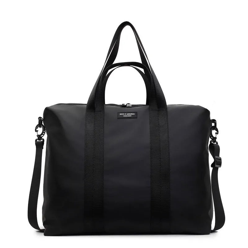 Oxford cloth business travel tote bag in black, grey or champagne colours with 20-35 litre capacity