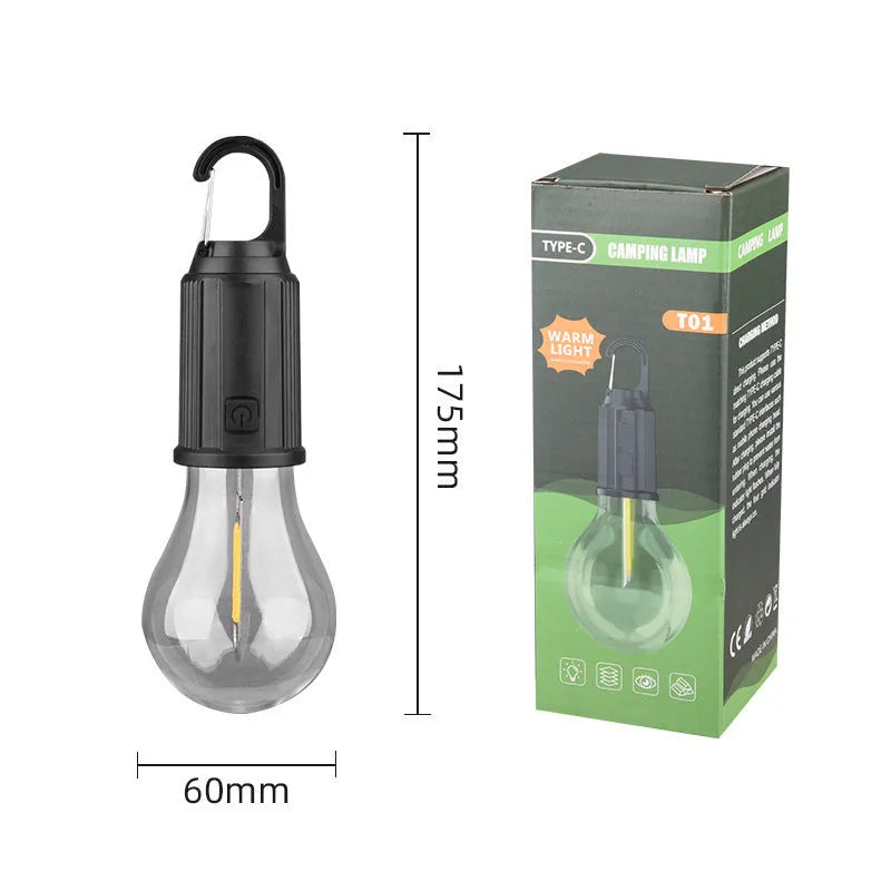 Five solar-powered outdoor lantern light bulbs with pastoral style ABS plastic housing