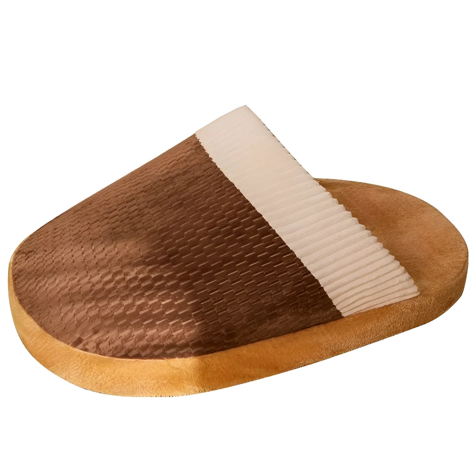 Blue or brown dog nest sleeping bag bed with removable washable cover for small medium dogs