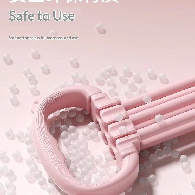 8-shaped puller for women back opener with cat ear non-slip handle in rock pink colour