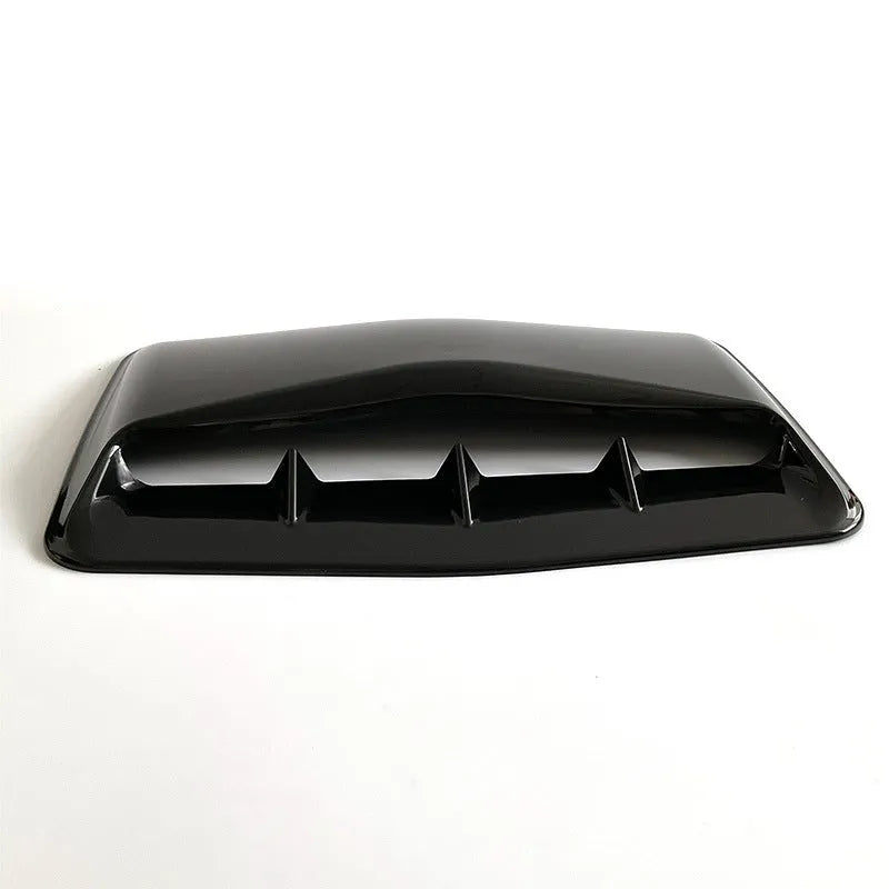 Universal combined modification tuyere exterior decoration for car windshield in bright black PP material