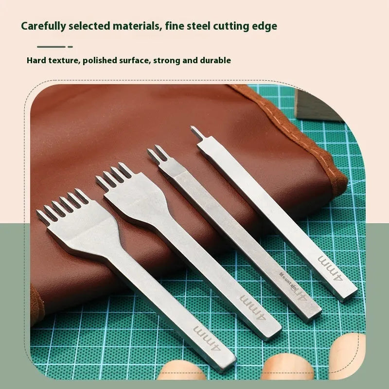 Leather tools suit DIY sewing tool set for leather cutting and trimming