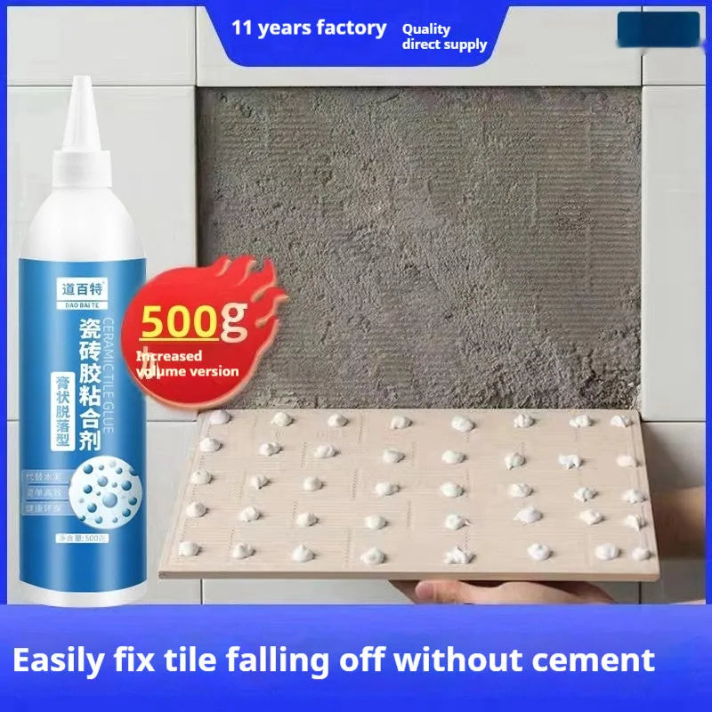 Tile adhesive injection repair strong adhesive in 280g, 360g, 500g capacities for shedding tile repair