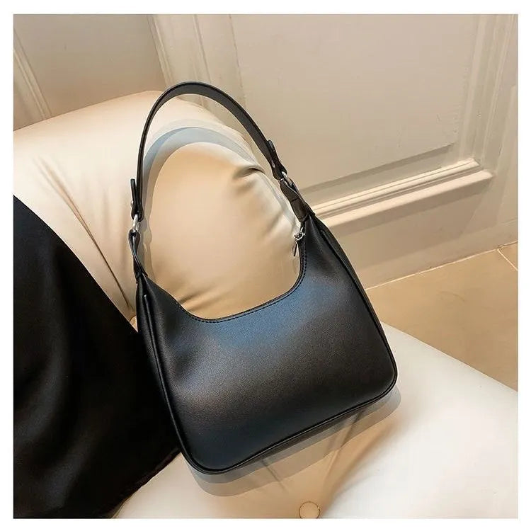 Mini polyester tote bag in 039 Black and 039 White, no gender wind style, compact mini carry bag