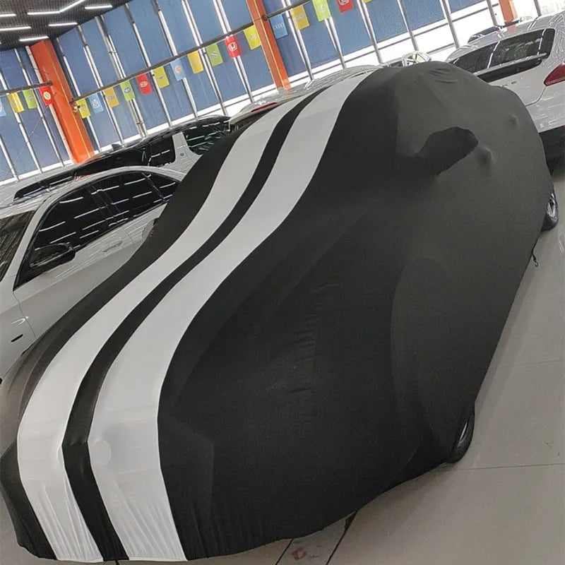 Elastic car cover for Ford Mustang in multiple colour options