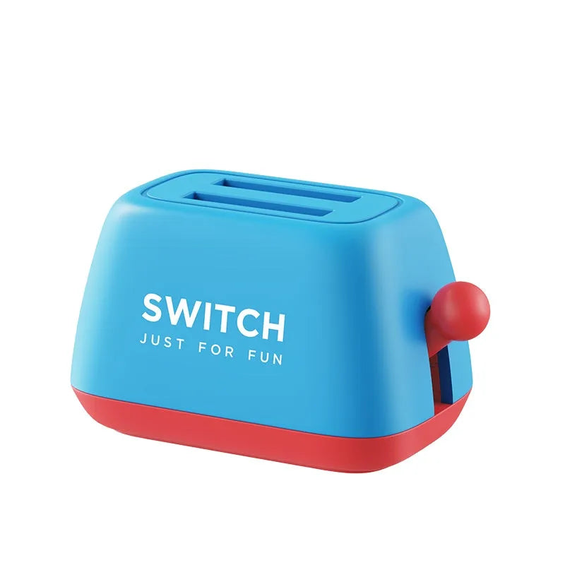 Switch tape spitting driver game card storage box in purple with anti-slip silicone base