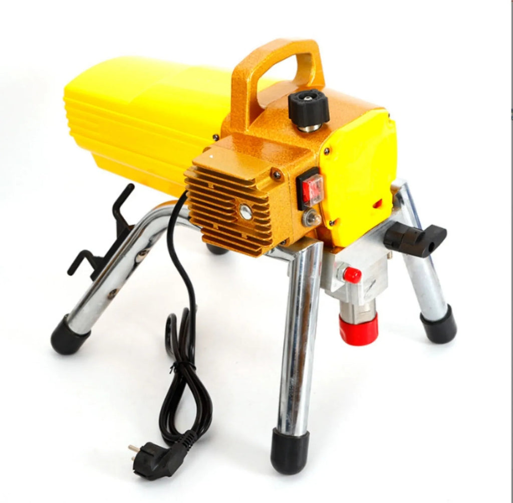 Blue 110V electric airless spraying machine with spray gun and accessories kit