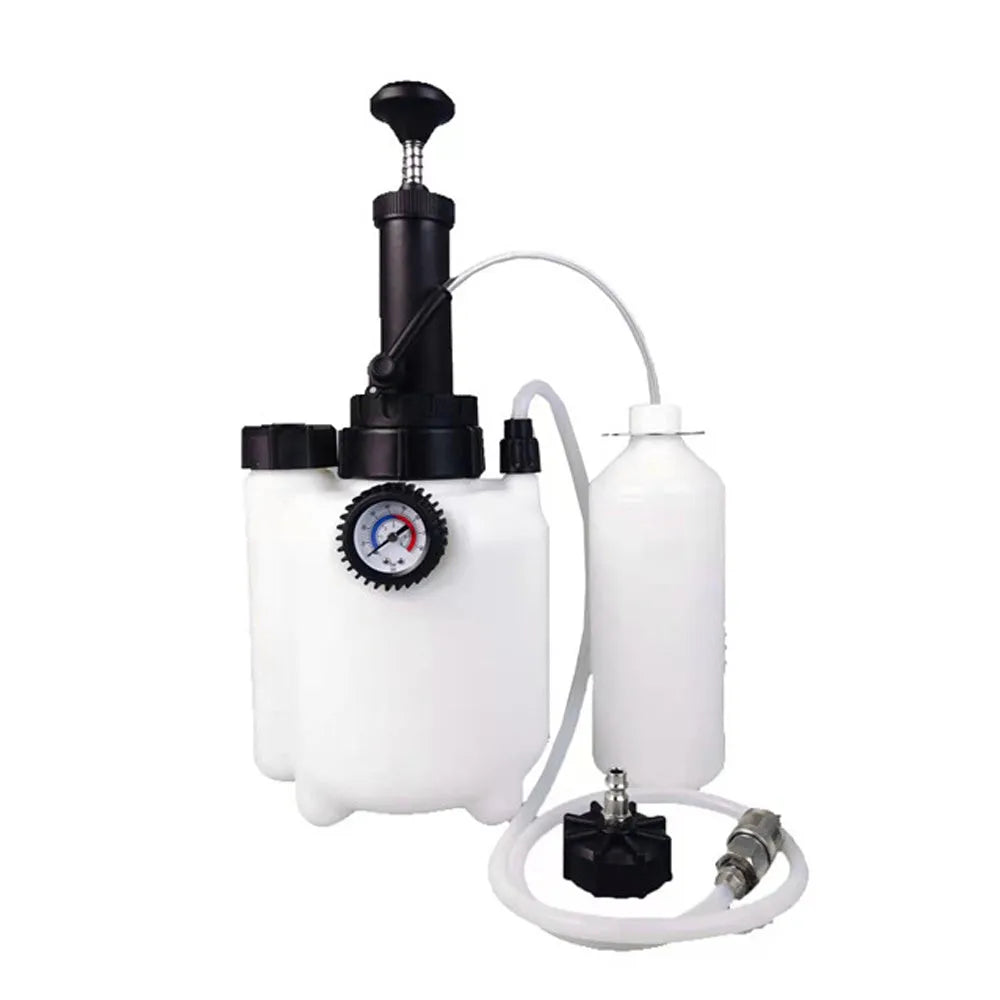 White 3L brake oil tank replacement tool for automotive brake fluid changes