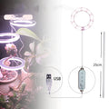 USB LED full spectrum grow light for indoor plants with transparent body and aluminium components