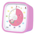 Anti-fall cartoon children's mute timer alarm clock with plastic shell and 10x10x6cm dimensions