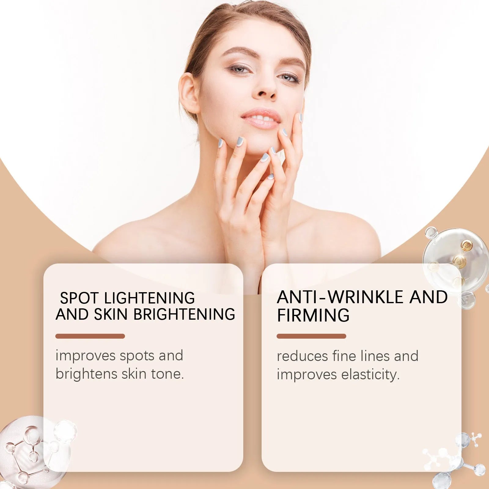 Single sachet of a 30g wrinkle care facial mask containing collagen and hyaluronic acid.
