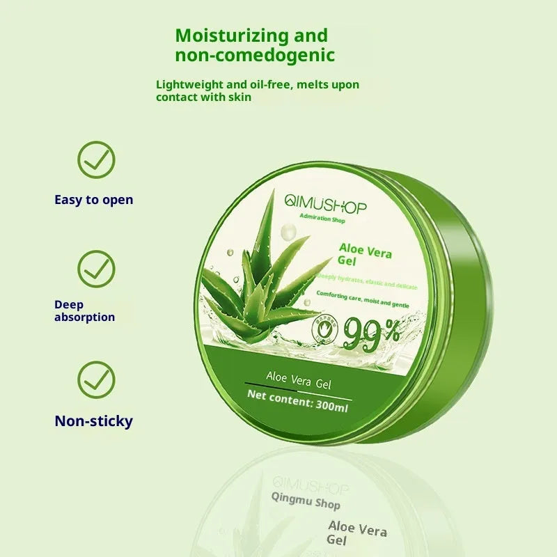 Aloe Vera Gel 99 300ml moisturising facial mask in a single pack for neutral skin care