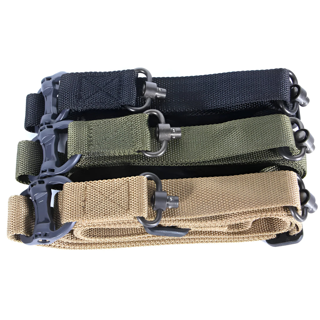Tactical nylon multifunctional task strap rope showing 150cm maximum stretch length