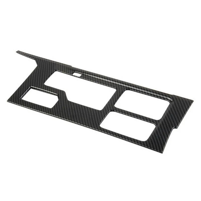 Central gear box plastic modification part in carbon fiber ABS, 40.5x15.5x4mm