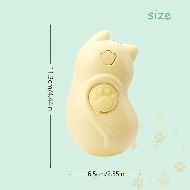 3-in-1 steamy pet grooming brush with self-cleaning steam function for cats and dogs