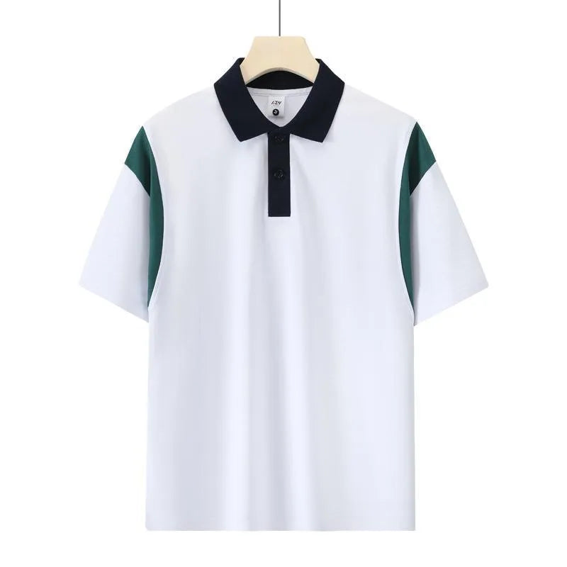 Raglan short sleeve cotton top loose fit in black red dark green colours