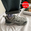 Casual breathable sports shoes with microfiber upper and rubber sole in multiple colour options