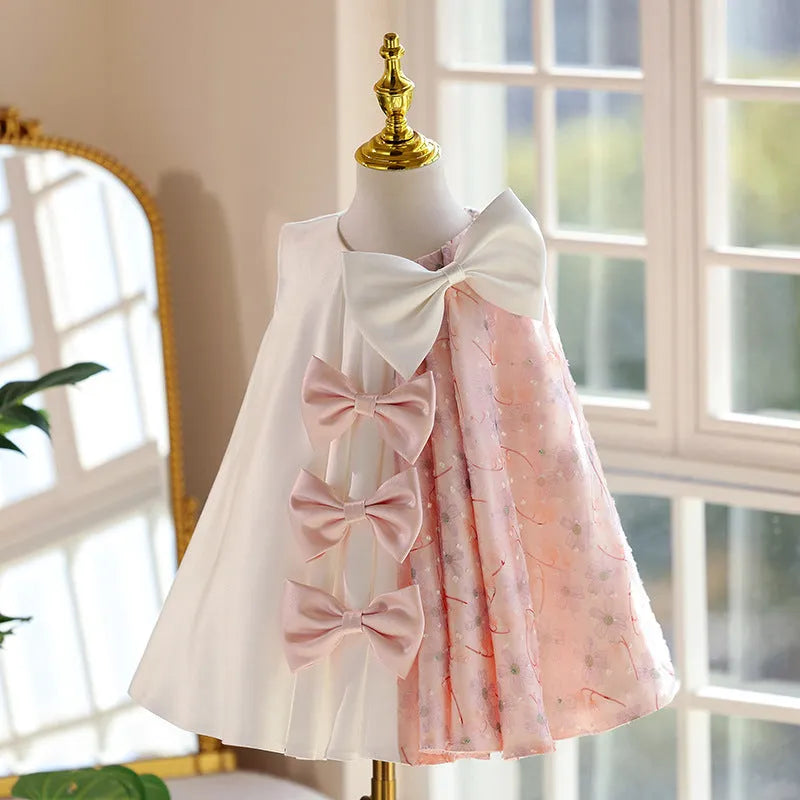 Multicolor children's polyester princess dress in Western style for girls aged 2 to 12 years