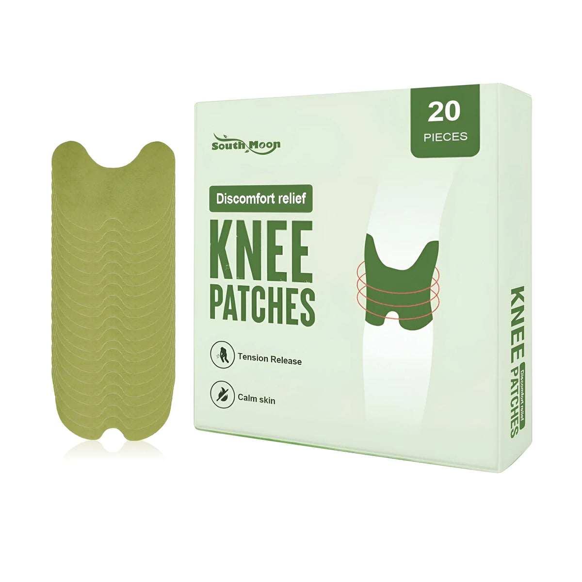 Health Soothing Patch pack of 20 with Folium Artemisiae Argyi and Rhizoma Zingiberis Recens on non-woven fabric