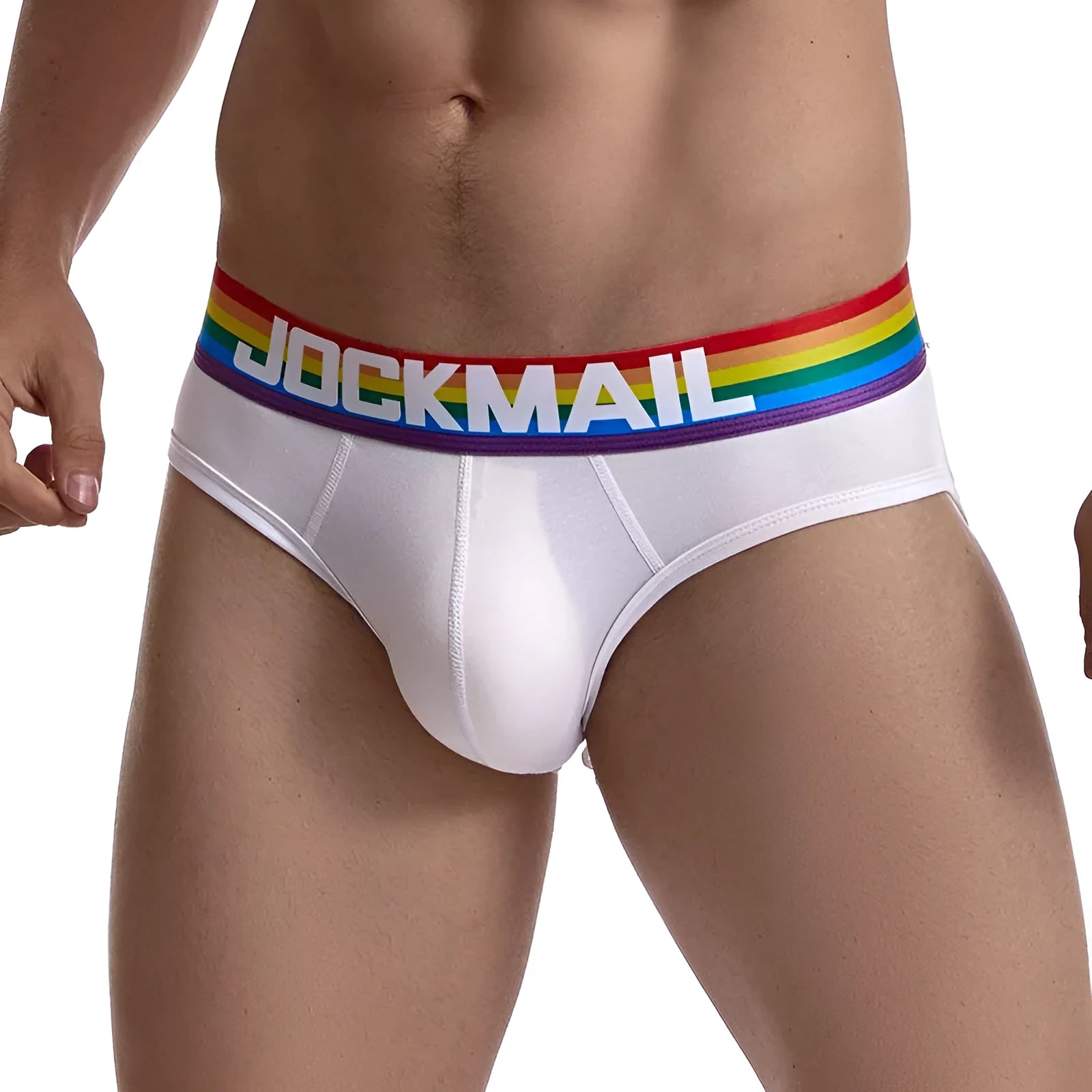 Low waist nylon briefs for men, pure colour solid black, transparent fabric, size L
