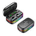 Dual-mode memory MP3 Bluetooth headset in DX-13 Black with digital display and in-ear fit