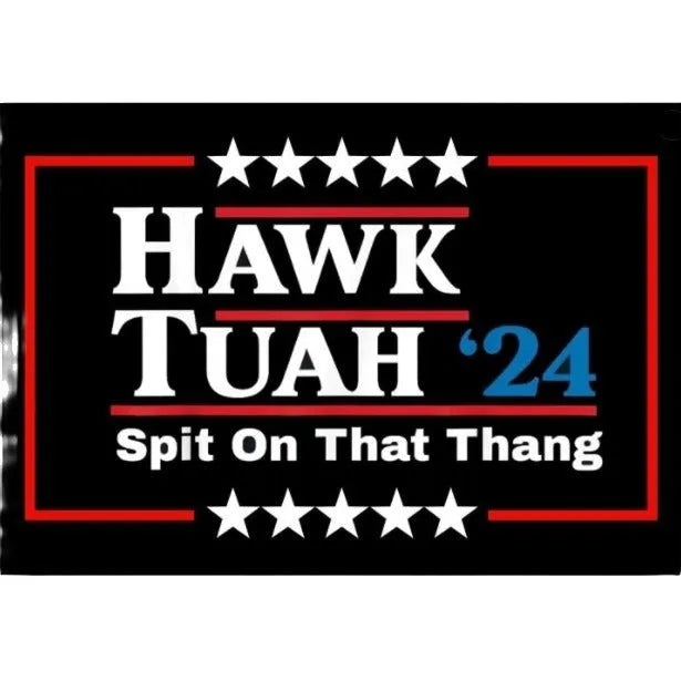 Spoof car funny election sticker set in black and white, 20x13cm coated paper modern simplicity geometric design