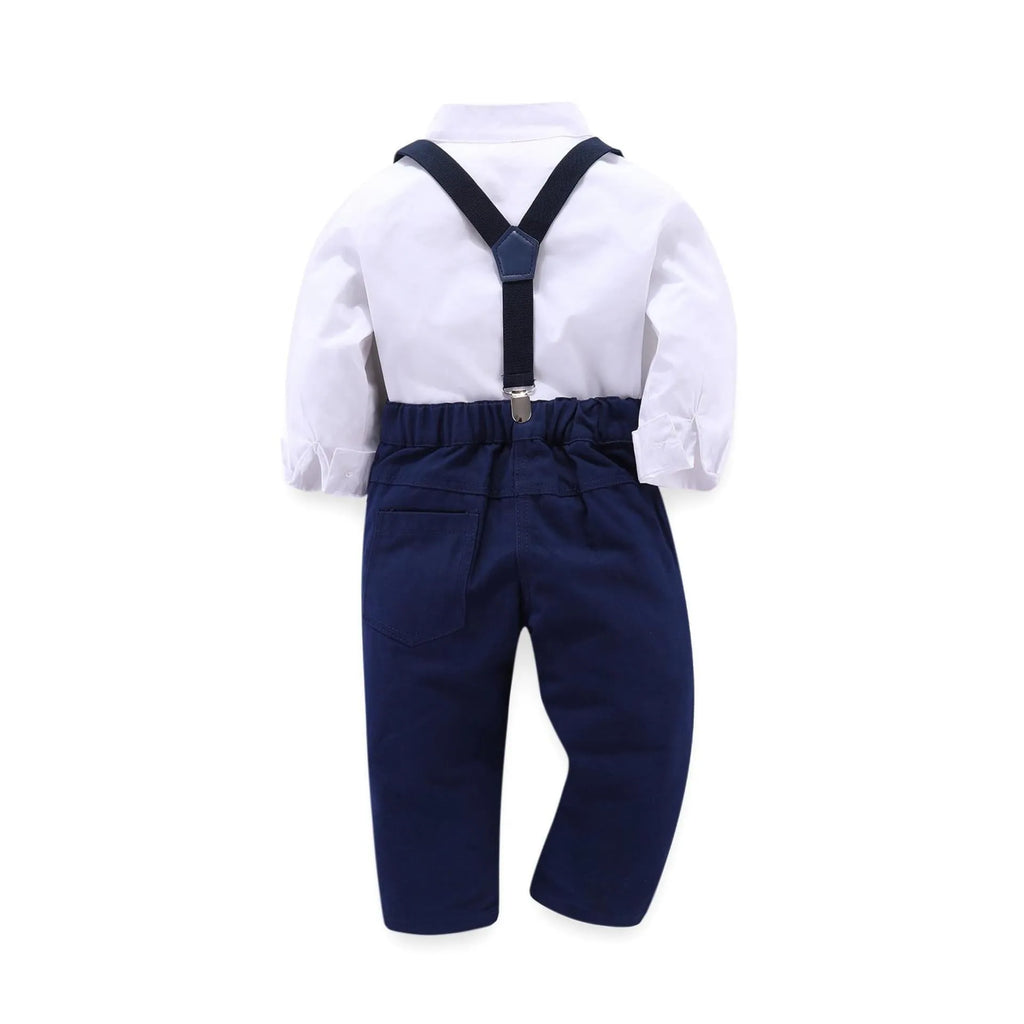 Blue boys suit jacket plain style regenerated cellulose fibre fabric