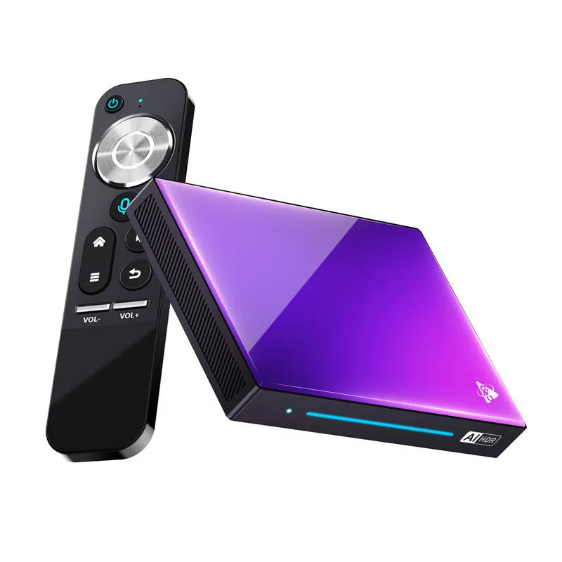 Android eight-core edge computing box set-top box development board with HDMI and remote control 96mm