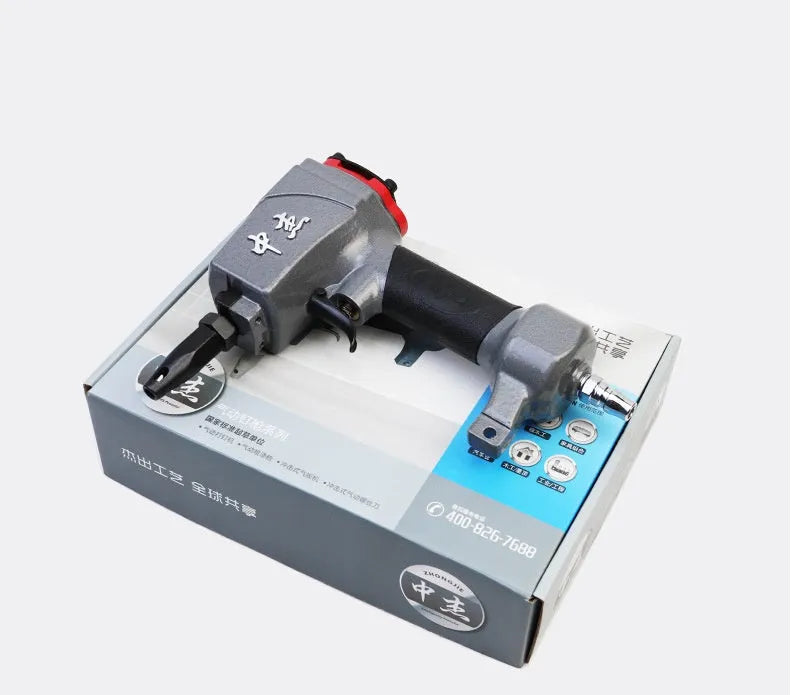 DK30 model pneumatic metal sheet punching nail gun for fabric and leather work.