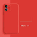 All-inclusive soft liquid silicone phone case for Apple iPhone with fine-hole design and anti-fingerprint finish