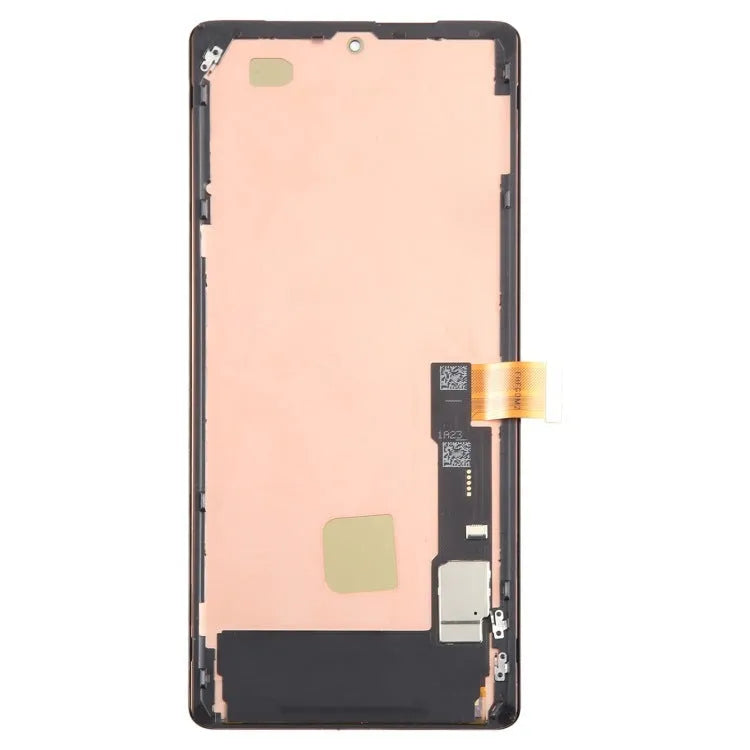 OLED LCD touch screen assembly with frame for Google Pixel 7 Pro GP4BC GE2AE, 700x920 resolution, with toolkit