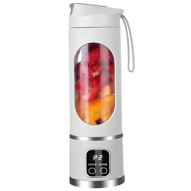 Portable dual-motor 12-blade juicing cup with small mini size for travel and home use