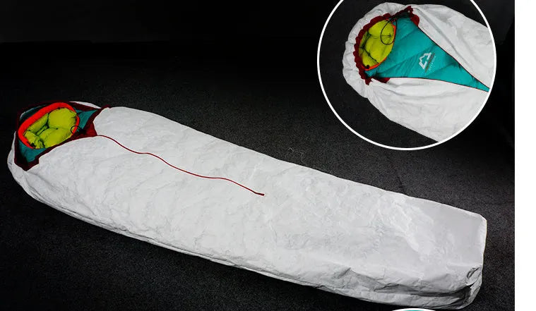 Mummy-style sleeping bag cover for adult outdoor climbing and travel with dirt-proof protection
