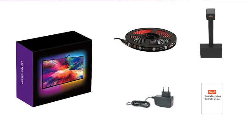 Graffiti IPC TV screen colour picker kit with RGB LED light strip and Alexa compatibility 12V 15W