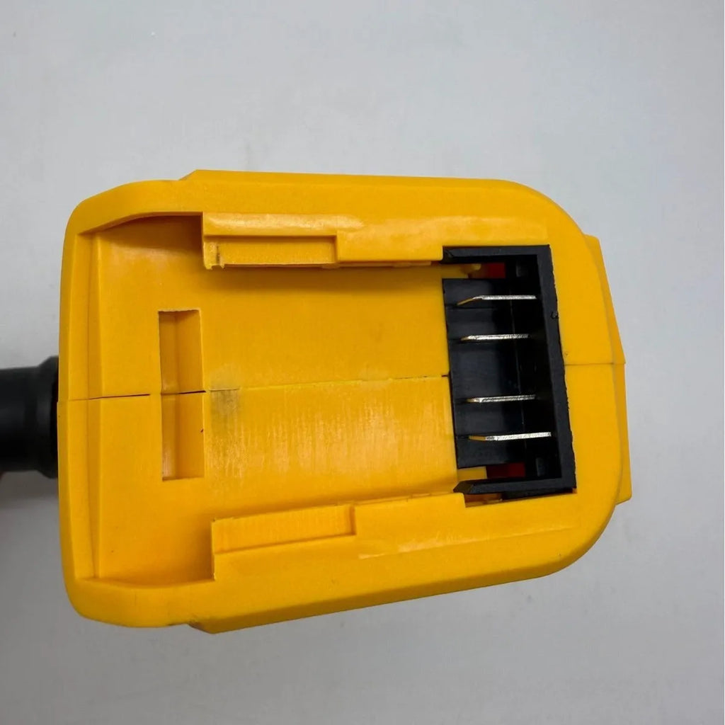 Handheld lithium battery dust blower with bare metal head for snow and debris removal