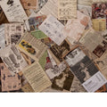 Retro memo notebook with double-sided pages in vintage colour options