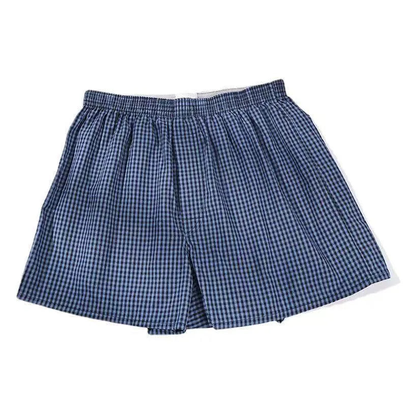 Arrow Pants men's cotton loose boxer shorts mid waist plus size breathable quick dry shaping