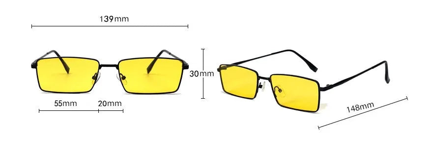 Night super clear yellow film sunglasses for men, simple style for driving and fishing
