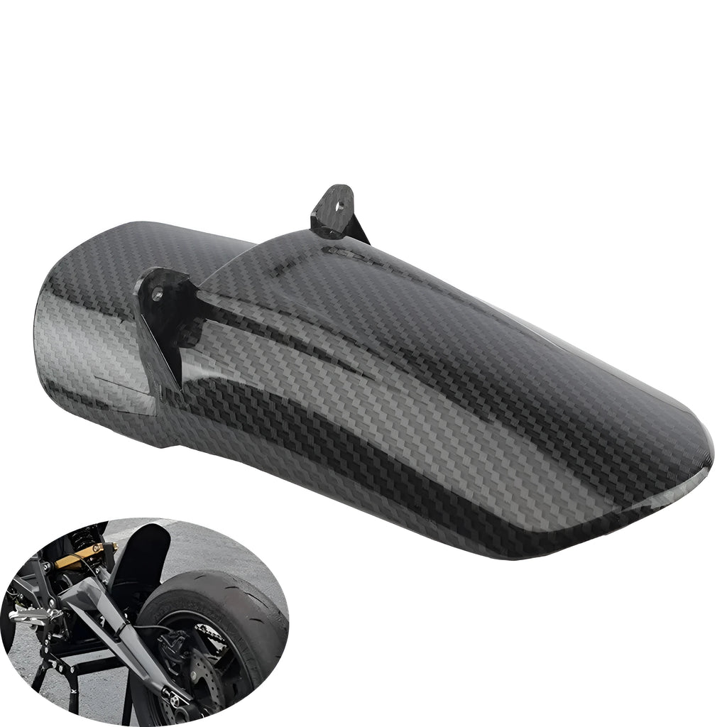 Carbon fibre motorcycle rear shock fender for Light Bee scrambler model SUR-106