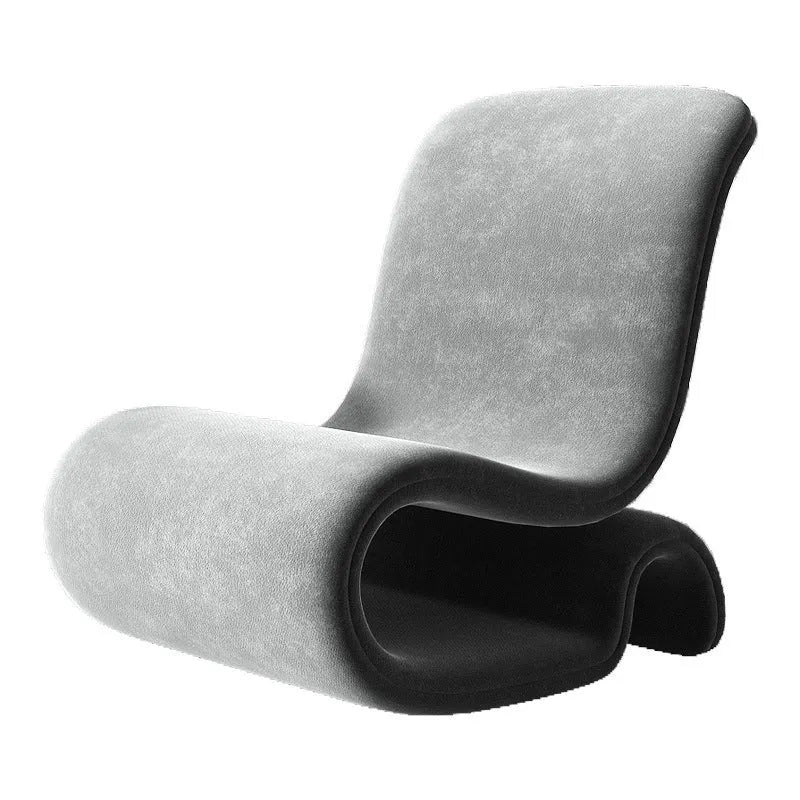 Single sofa chair with metal frame and flannelette upholstery, 66cm long, 78cm wide, 100cm high, in grey or dark green